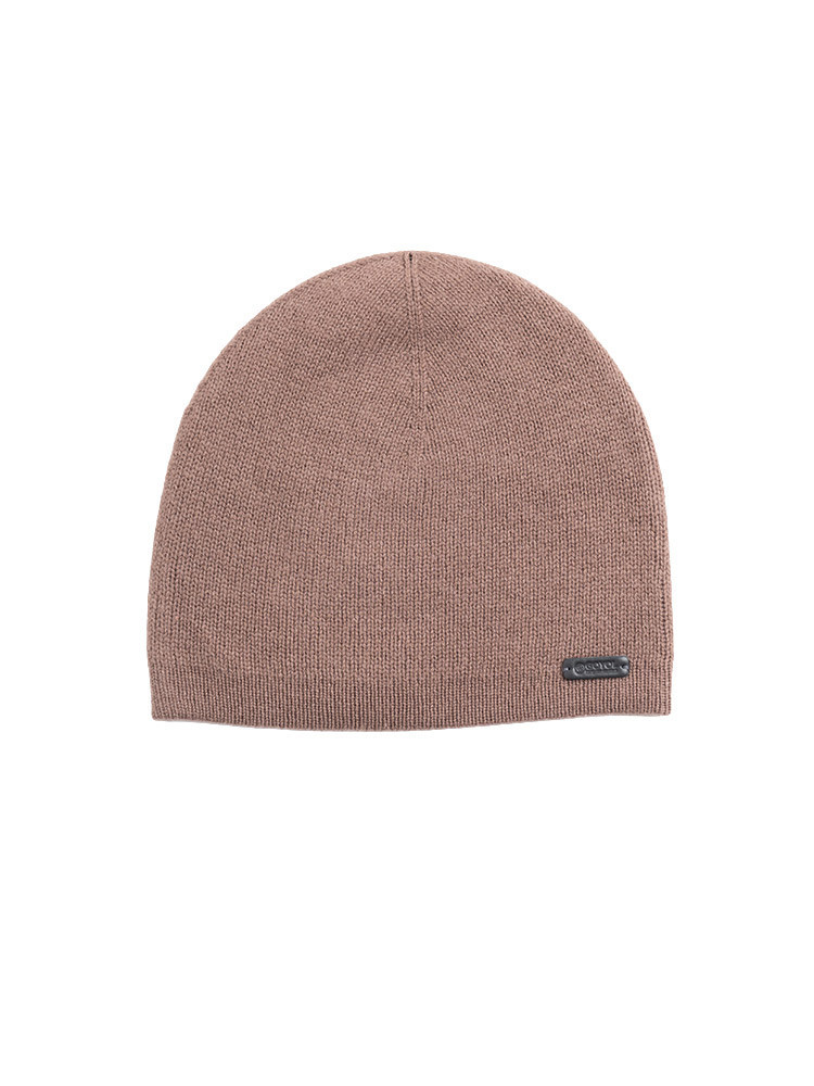 Czapka z kaszmiru mocha