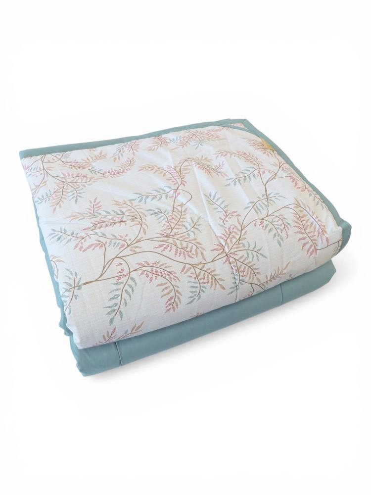 Antyalergiczna kołdra camel z wełny wielbłąda - 1 os. wzorzysta