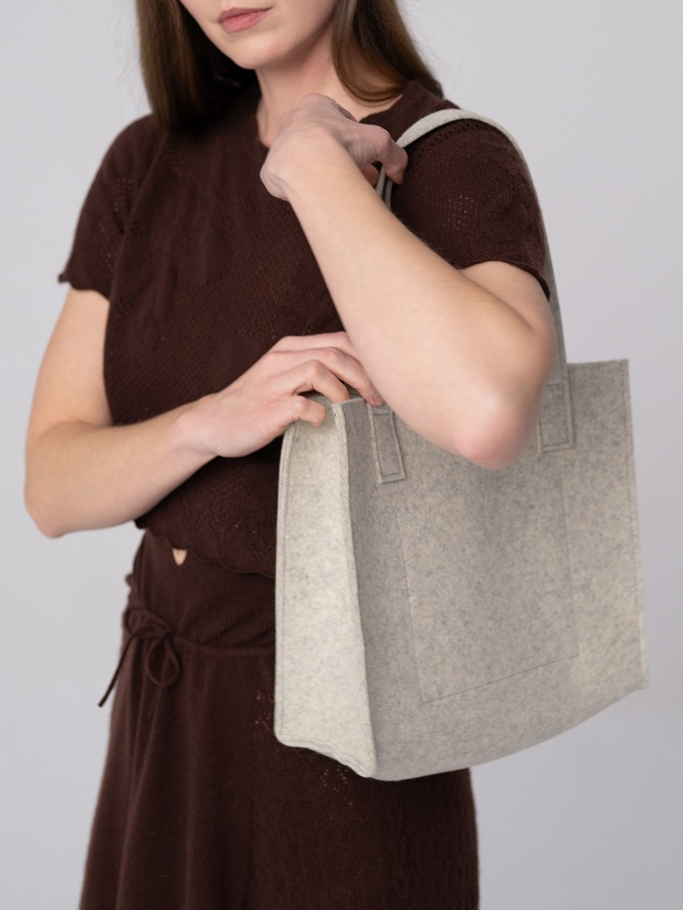 Torebka z wełny owczej