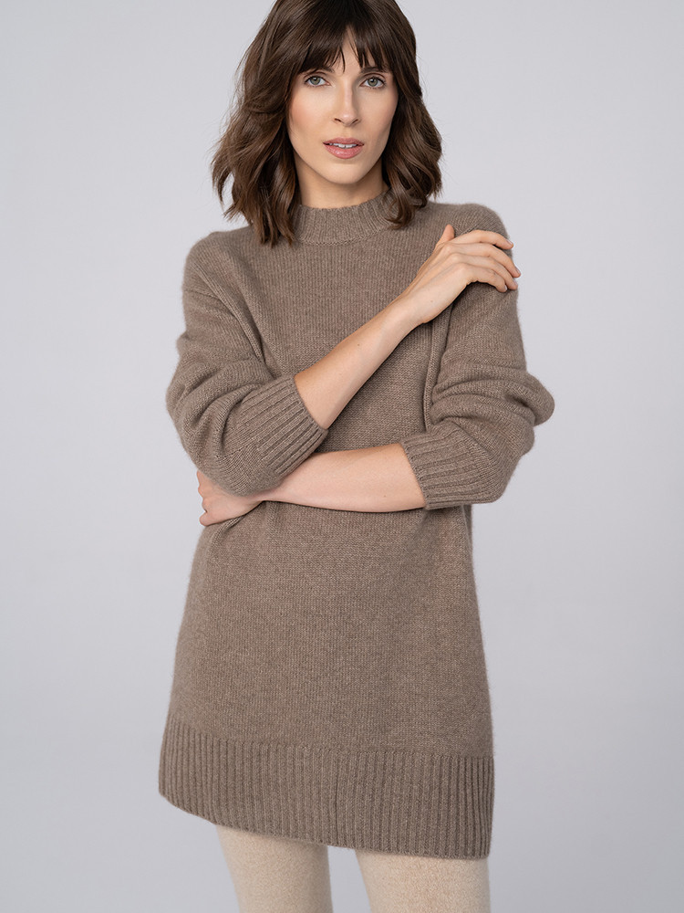 Sweter oversize z kaszmiru